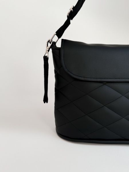 Сумка на коляску чорна екошкіра Decoza Moms (S-K001-R)