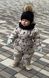 Зимовий комбінезон "Серця на бежевому" Decoza Moms (zimk7480-OP304-pl016) 74-80 см 6