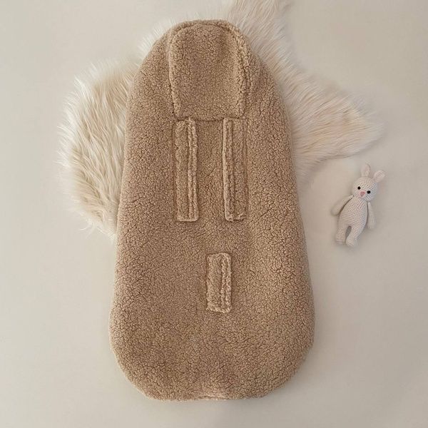 Конверт Тедді Бежевий з бежевим велюром 0-9 міс Decoza Moms (KonTeddi-6113-W01)