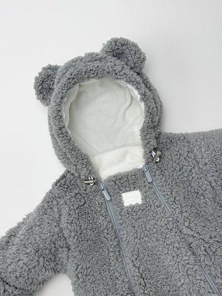 Демісезонний комбінезон Тедді сірий Decoza Moms (TeddyDM69-6117-W04) 68-74