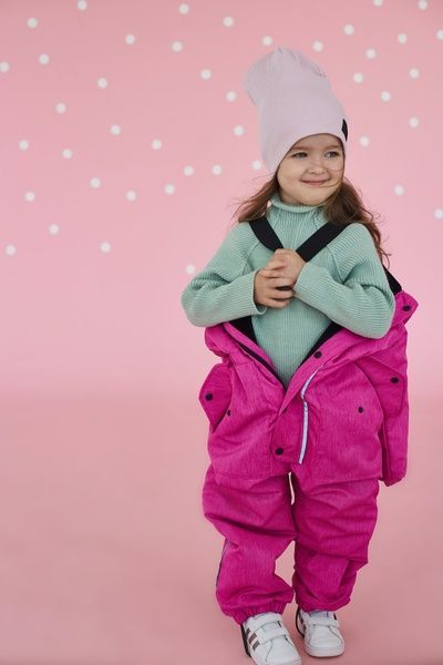 Зимний комбинезон "Малина" Decoza Moms (zimk98104-O055-pl016) 98-104 см