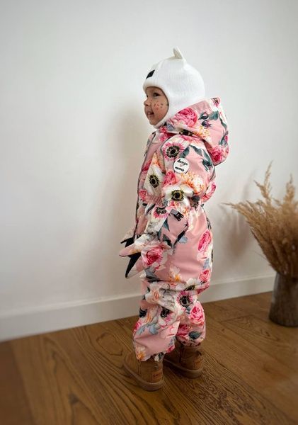 Зимовий комбінезон "Анемони" Decoza Moms (zimk7480-Op307-pl003) 74-80 см