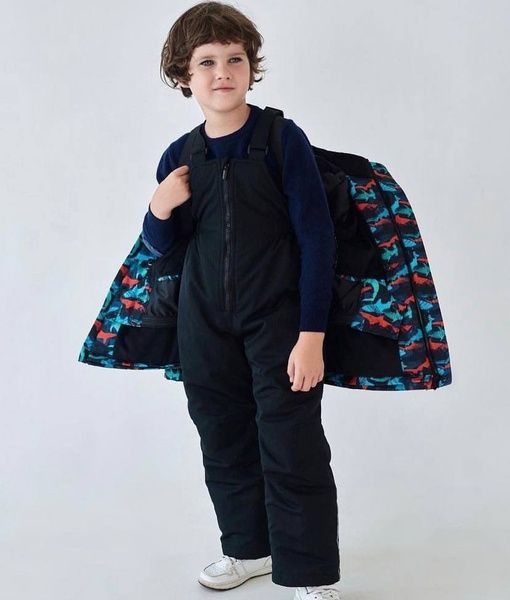 Напівкомбез "Чорний" Decoza moms (polkomb9298-O072-pl016) 92-98 см