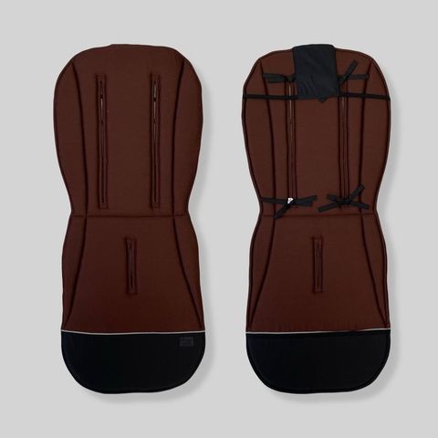 Матрасик хлопковый в коляску с пеной "Шоколад" Decoza Moms (Mtspin3580-В105-В105) 35х80 см