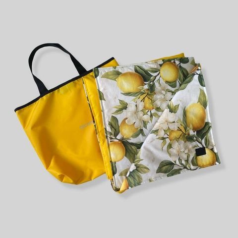 Плед для пляжу і пікніка Mini "Лимончики" Decoza Moms (PledM-В4720-O107) 1.17х1.58 м