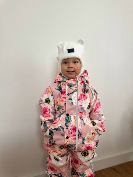 Зимний комбинезон "Анемоны" Decoza Moms (zimk98104-Op307-pl003) 98-104 см