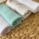 Комплект муслінових серветок для догляду за малюком 4 шт Decoza Moms (SMs04)