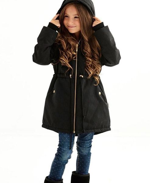 Демі парка чорна BLACK ANGEL gold Decoza Moms (parka8086-O072-pl016KRZ)