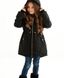 Демі парка чорна BLACK ANGEL gold Decoza Moms (parka8086-O072-pl016KRZ) 4