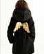 Деми парка черная BLACK ANGEL gold Decoza Moms (parka8086-O072-pl016KRZ) 2