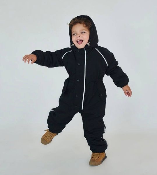 Демісезонний комбінезон "Чорний" Decoza Moms (demik9298-O072-pl016) 92-98 см