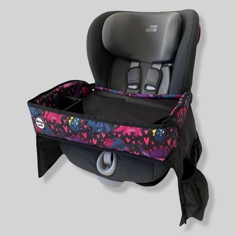 Автостолик "Діно рожеві" Decoza Moms (AST-OP015)