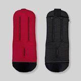 Хлопковый матрасик латекс "Черный и красный в горошек" Decoza Moms (MatsL3590-B2556-B2717) 35х90 см