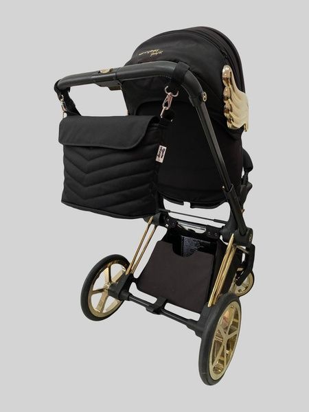 Сумка на коляску Черный оксфорд Decoza Moms (S-O072-E-M)