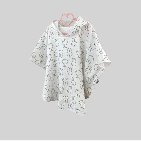 Пончо дитяче "Зайки" Decoza Moms (poncho-MS019)