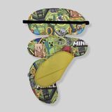 Вкладыш в автолюльку "Майнкрафт и желтый однотон" Decoza Moms (W0n-B1303-B1243) 0+