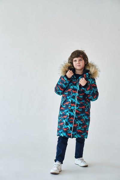 Зимова парка-трансформер "Акули" Decoza Moms (parkazim146152-OP33-pl016) 146-152 см