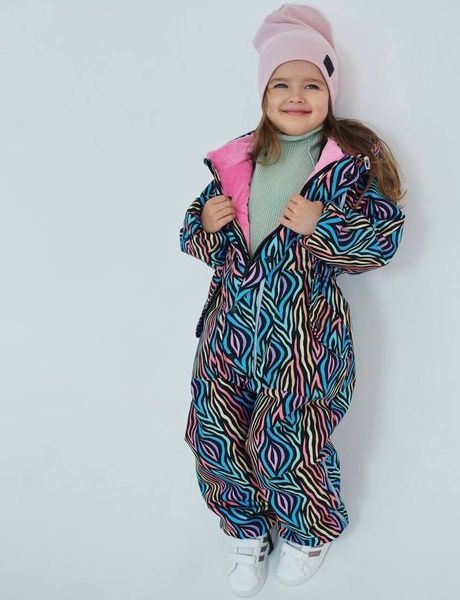 Зимний комбинезон "Зебра" Decoza Moms (zimk98104-OP031-pl03) 98-104 см