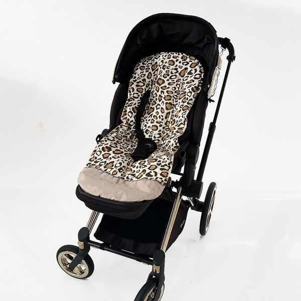 Хлопковый матрасик холофайбер "Леопард" Decoza Moms (Mats3585-B605-B305)