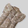 Подушка в коляску "Крылья Ангела" Бежевая геометрия Decoza Moms (Pillow-S9-S9)
