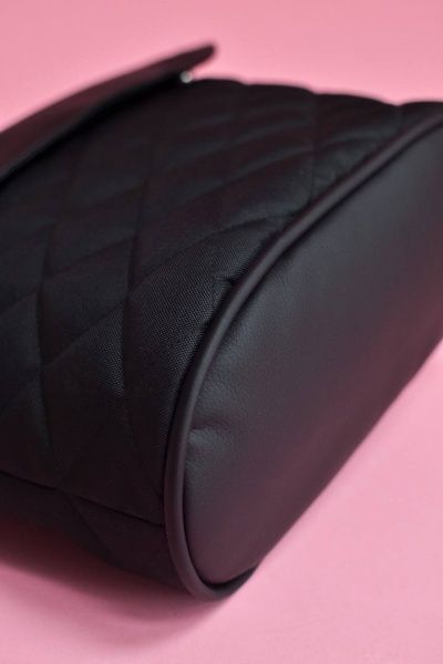 Сумка на коляску Черный оксфорд и черная экокожа Decoza Moms (S-O072-K001-R-М)