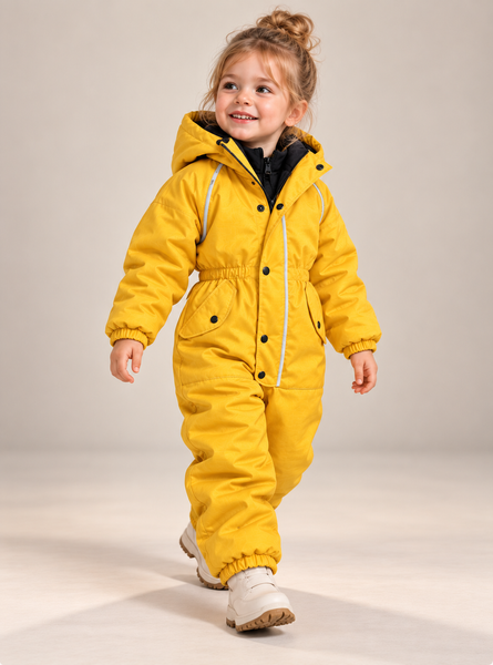Зимний комбинезон "Горчица" Decoza Moms (zimk9298-O056-pl016) 92-98 см
