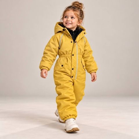 Зимний комбинезон "Горчица" Decoza Moms (zimk9298-O056-pl016) 92-98 см