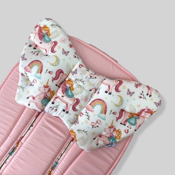 Подушка у візок "Крила Ангела" Казкова принцеса Decoza Moms (Pillow-S2657-S2657)