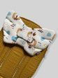 Подушка у візок "Крила Ангела" Лев і зірки на гірчиці Decoza Moms (Pillow-B2516-B2423)