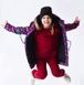 Деми парка Дино розовые Decoza Moms (parka8086-OP015-pl016) 3