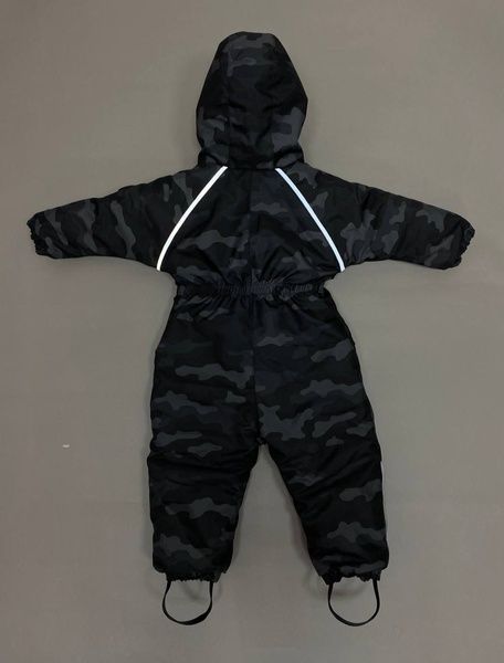Зимовий комбінезон "Чорний камуфляж" Decoza Moms (zimk7480-OP306-pl016) 74-80 см