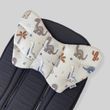 Подушка у візок "Крила Ангела" Графіт в краплинку і Діно Decoza Moms (Pillow-S2648-S2649)