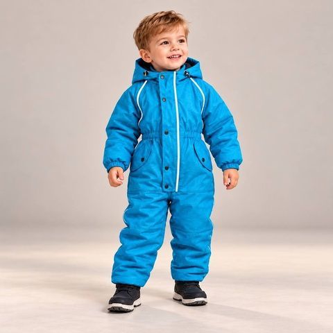 Зимний комбинезон "Голубой меланж" Decoza Moms (zimk9298-O061-pl016) 92-98 см