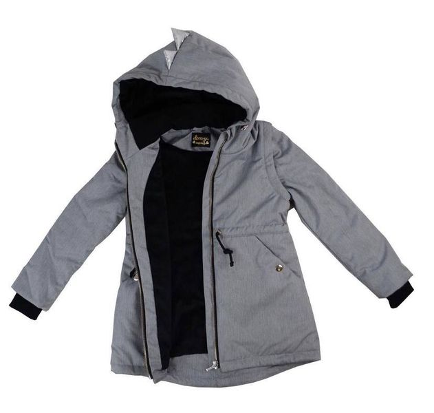 Демі парка Сіра DINO Decoza Moms (parka116122-O045-pl016-SHP)