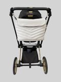 Сумка на коляску Белая экокожа Decoza Moms (S-K004-E)