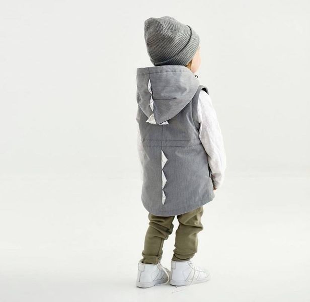 Демі парка Сіра DINO Decoza Moms (parka122128-O045-pl016-SHP) parka122128-O045-pl016-SHP фото