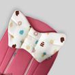 Подушка в коляску "Крылья Ангела" Десерты и коралловый муслин Decoza Moms (Pillow-S002-ms321)
