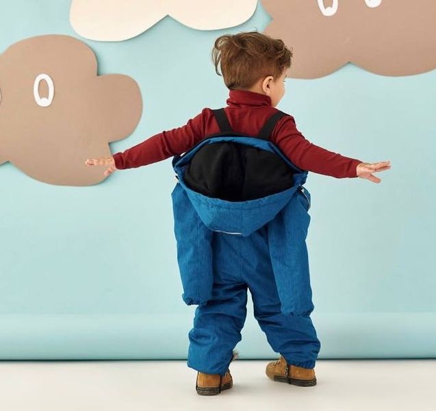 Демісезонний комбінезон "Джинс" Decoza Moms (demik7480-O088-pl016) 74-80 см