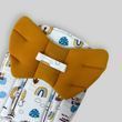 Подушка у візок "Крила Ангела" Леви і гірчичний муслін Decoza Moms (Pillow-S3-ms321)