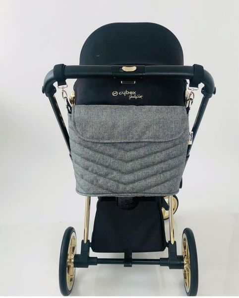 Сумка на коляску Темно серый меланж Decoza Moms (S-OP100-E)