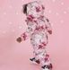 Зимний комбинезон "Цветы на бежевом" Decoza Moms (zimk98104-OP032-pl04) 98-104 см 4