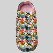 Зимний футмуф на коляску "Теплик" Листья цветные Decoza Moms (futmuf120-OP128-pl004) 120х47 см