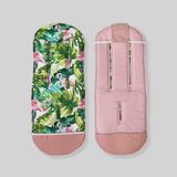 Хлопковый матрасик латекс "Фламинго и розовый однотон" Decoza Moms (MatsL3585-S15) 35х85 см