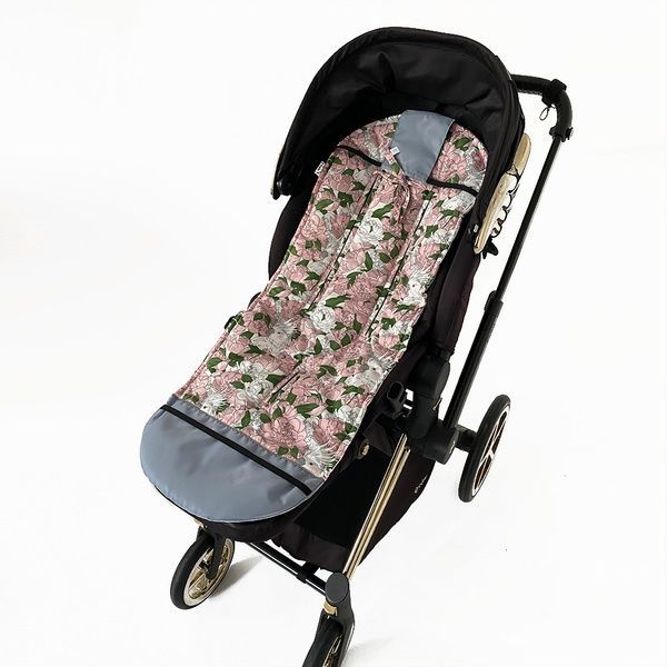 Хлопковый матрасик холофайбер "Пионы и анемоны" Decoza Moms (Mats3080-B040-S116)
