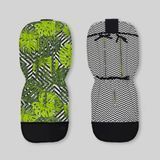 Матрасик хлопковый в коляску с пеной "Папоротник" Decoza Moms (Mtspin4090-B214-В451) 40х90 см
