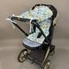Бавовняний матрасик латекс "Техніка і зигзаг" Decoza Moms (MatsL3590-S121-S010) 2