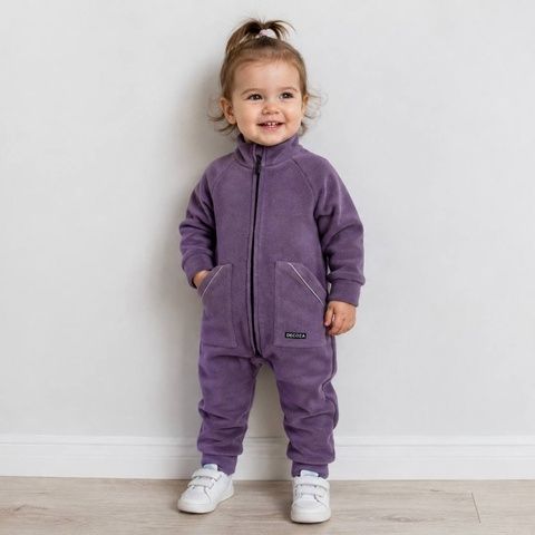 Флісовий ромпер "Фіолет" Decoza Moms (rp92-fp005) 92 см