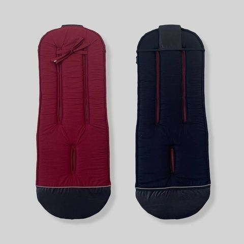 Хлопковый матрасик латекс "Бордо и черный однотон" Decoza Moms (MatsL3590-B2557-B2718) 35х90 см