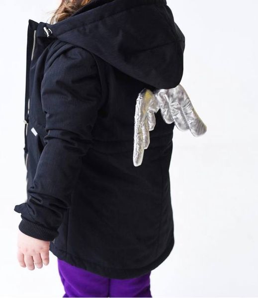 Демі парка чорна BLACK ANGEL silver Decoza Moms (parka8086-O072-pl016KRS)