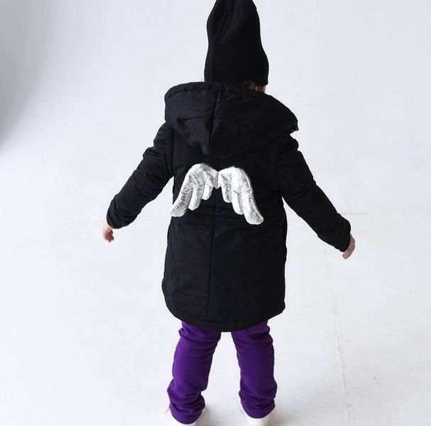 Демі парка чорна BLACK ANGEL silver Decoza Moms (parka8086-O072-pl016KRS)